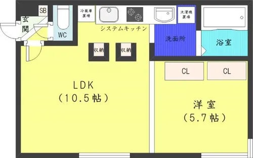 VivaceKotoni【3階】の間取り