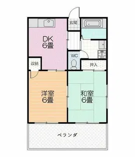 ラペーンビット【2階】の間取り