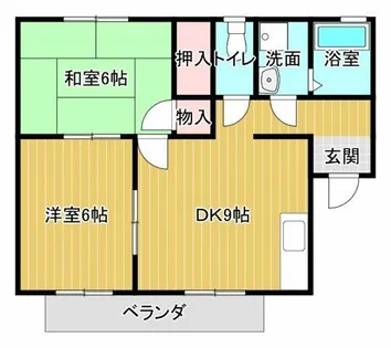 ハイツシエラ【103号室】の間取り