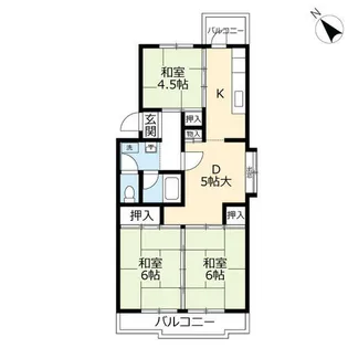 UR志徳【0360401号室】の間取り