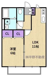コンフォート・アイ【1階】の間取り
