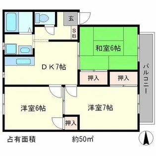 エステートピア65【2階】の間取り