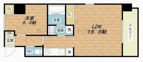 La Douceur九条【10階】の間取り