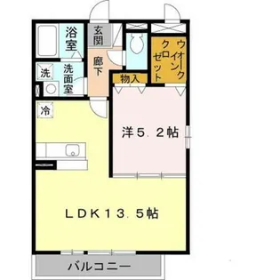 プラムコート【3階】の間取り