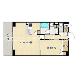 大阪府大阪市旭区高殿7丁目【マンション】の間取り