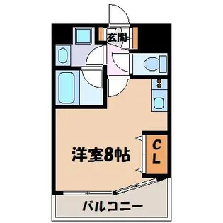 CITY SPIRE名駅北【3階】の間取り