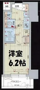 プレサンス名古屋駅前プラチナム【11階】の間取り