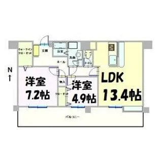 サムティレジデンス東山公園【2階】の間取り