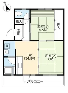 URひよどり台【1200101号室】の間取り