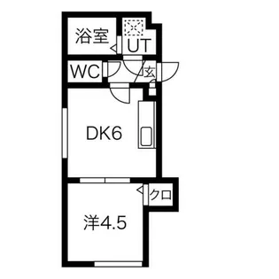 Aフラット学園前【201号室】の間取り
