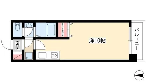 KDXレジデンス神宮前【604号室】の間取り