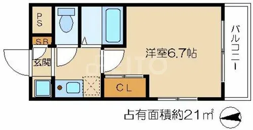 井筒ホームズ河原町【4階】の間取り