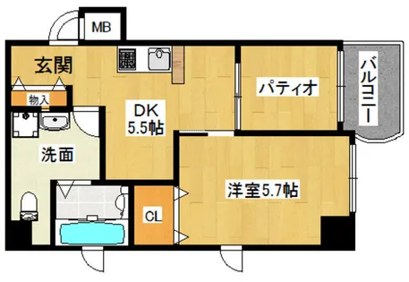 LA・REJOUIR【26号室】の間取り