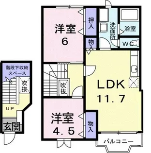 ノーブルノーヴァ【0202号室】の間取り