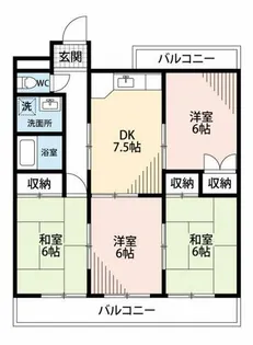 ヴィラ88【2-B号室】の間取り