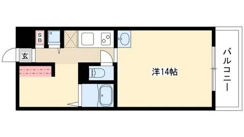 プリマヴェール名駅ノルテ【503号室】の間取り