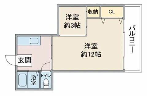 親和ビル【4階】の間取り