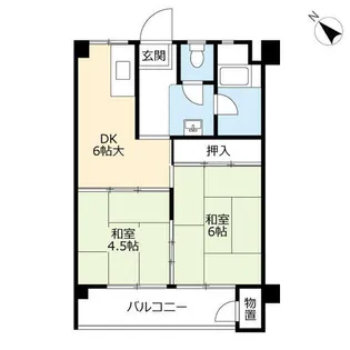 UR清滝第二【0000509号室】の間取り