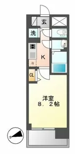 プレサンスジェネ千種内山Ⅱ【7階】の間取り