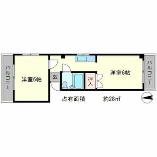 シャルマン大栄【2階】の間取り