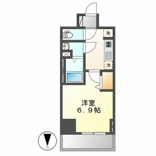 M-Luxe丸の内【205号室】の間取り