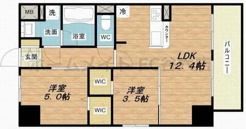 KG ソフィア アベノ播磨町【8階】の間取り
