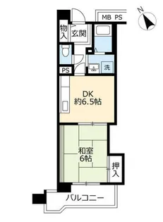 URサンラフレ朝潮橋【0010109号室】の間取り
