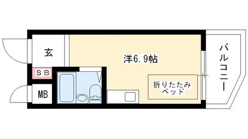 カーサ柳原【305号室】の間取り