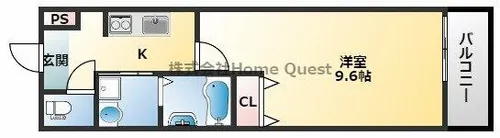 シャルムコート【1階】の間取り