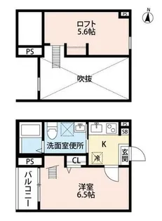AQUA源兵衛町【1階】の間取り