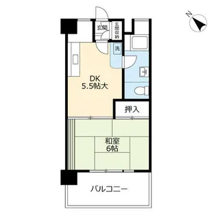 UR大手町【0001205号室】の間取り