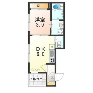 アイリス伏見【2階】の間取り