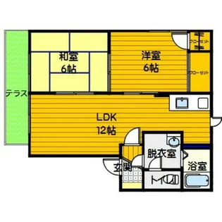 ファミール笹丘【C101号室】の間取り
