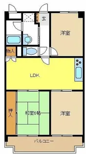 アイカピア植田【3階】の間取り