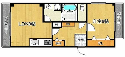 メゾンド千坂【3階】の間取り