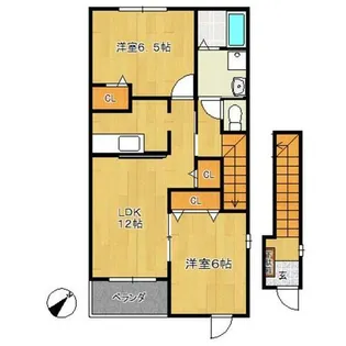 リヴェールM【2階】の間取り