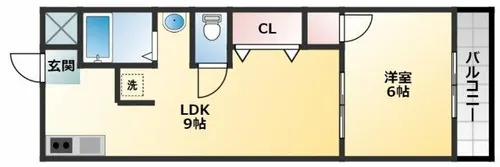 松川マンション【2階】の間取り