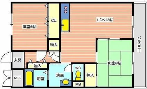 アメニティゆう【3階】の間取り