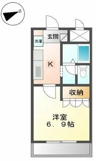 エスポアール堅田【1階】の間取り