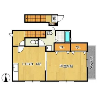 ディアス明【201号室】の間取り