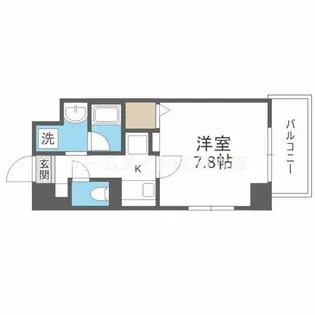 REXIA Shin Umeda DUO【2階】の間取り