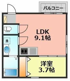 プリシェール中小田井【2階】の間取り