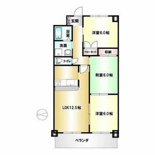 ケルン白壁【1階】の間取り