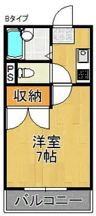 レオパレスグリーンⅡ【2階】の間取り