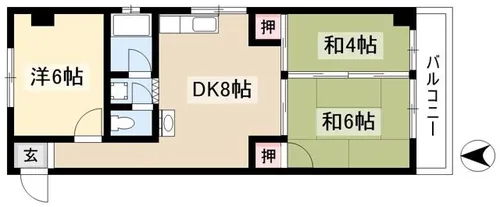 富善ビル【4階】の間取り