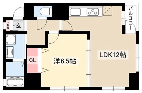 アーバンラックス今池【0301号室】の間取り