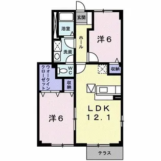 J&T Ⅲ【1階】の間取り