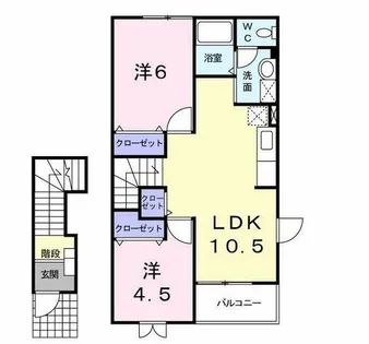 Advance【2階】の間取り
