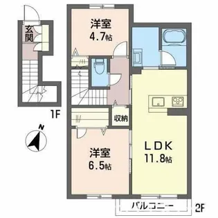 加東市天神(クリスタル)【2階】の間取り