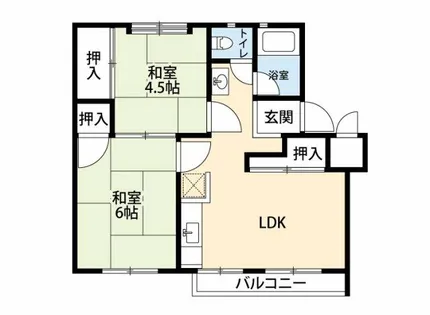公社賃貸SMALIO 香里三井【16-509号室】の間取り